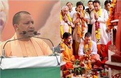 धार में बोले योगी आदित्यनाथ- राहुल गांधी घुटनों के बल बैठे तो पुजारी को कहना पड़ा- ये मंदिर है, मस्जिद नहीं
