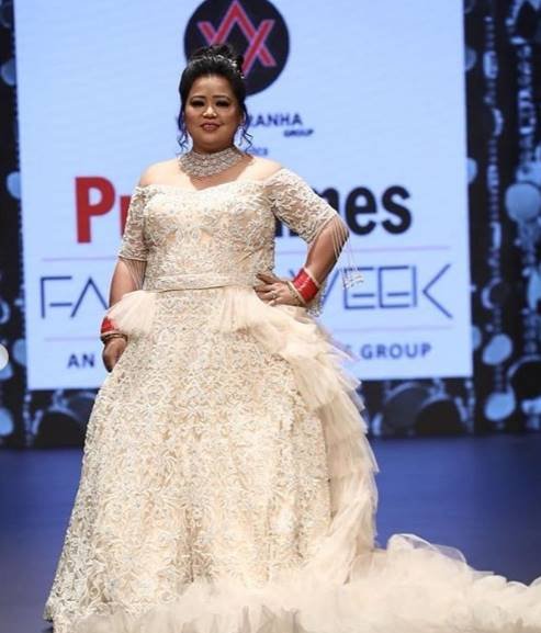 bharti singh chauhan, bharti singh chauhan ramp walk, bharti singh chauhan in fashion week, bharti singh chauhan in fashion show, bharti singh chauhan latest pics bharti singh chauhan photos