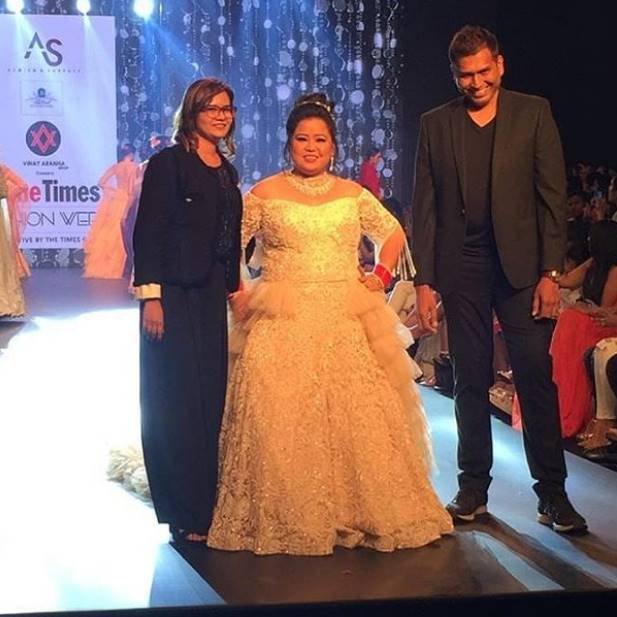 bharti singh chauhan, bharti singh chauhan ramp walk, bharti singh chauhan in fashion week, bharti singh chauhan in fashion show, bharti singh chauhan latest pics bharti singh chauhan photos