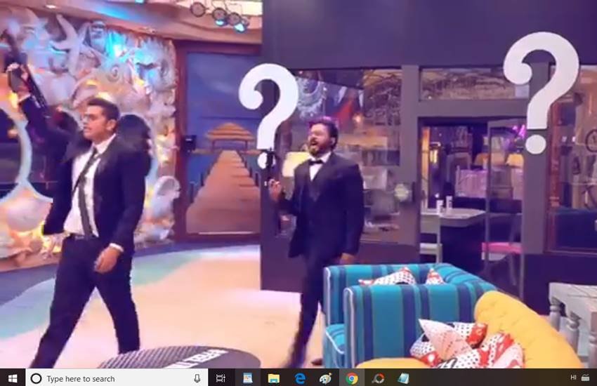 इस एपिसोड में श्रीसंत और रोमिल का अलग अंदाज नजर आ रहा है। फोटो सोर्स - (Twitter, @Colors TV)