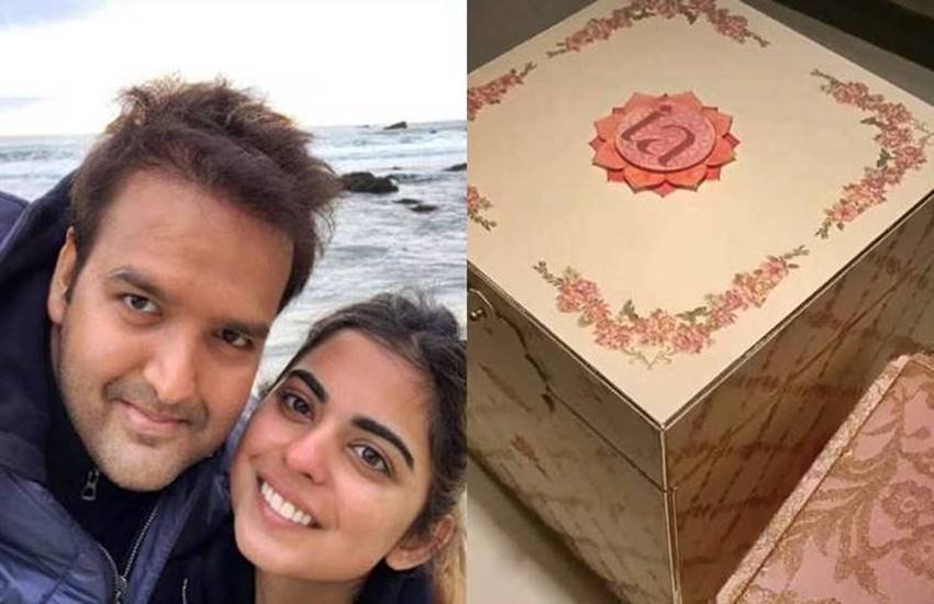 isha ambani, isha ambai wedding, isha ambani wedding card, isha ambani wedding card, isha ambani engagement, jansatta news, hindi news, jansatta