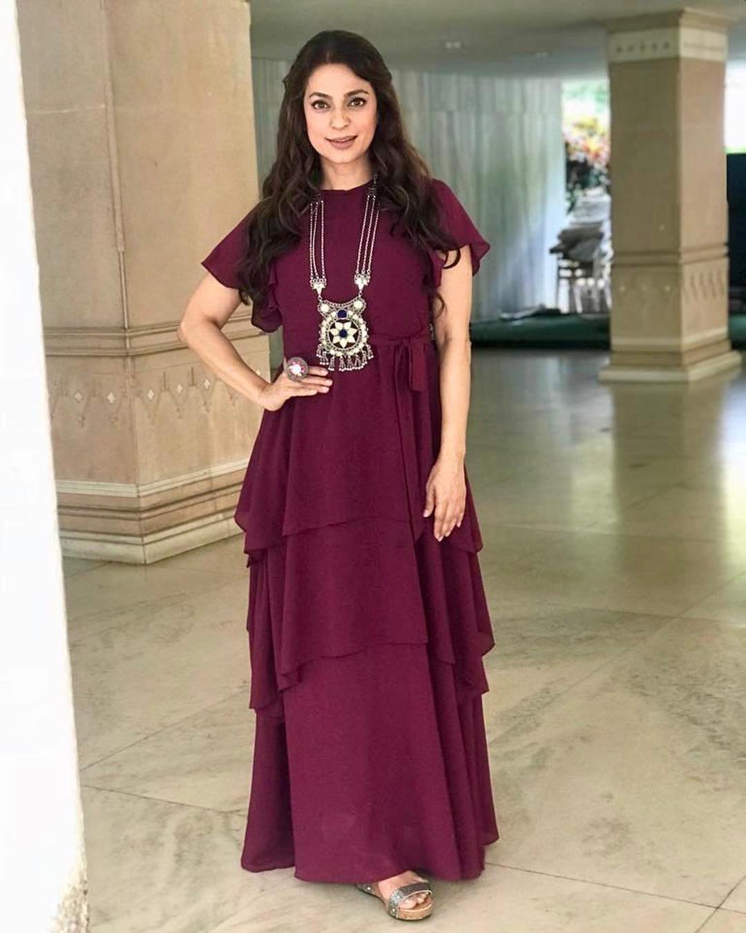 "juhi chawla, juhi chawla latest photos, juhi chawla birthday, juhi chawla movies, juhi chawla ethnic looks, juhi chawla style evolution, juhi chawla amir khan movies, juhi chawla rishi kapoor movies, i