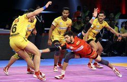 Pro Kabaddi 2018 Score, Bengaluru Bulls vs Telugu Titans Score: बेंगलुरु बुल्स ने 34-26 से दर्ज की जीत