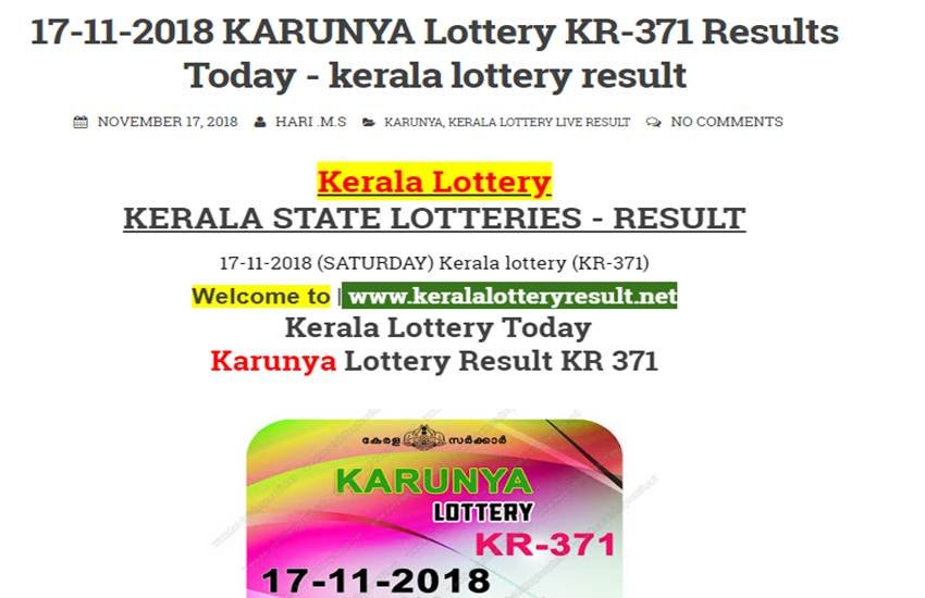 kerala lottery