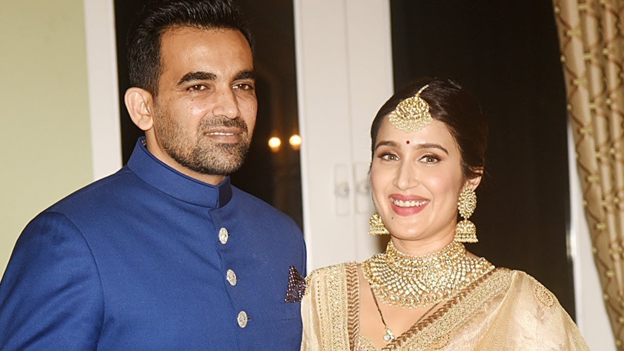 Sagarika Ghatge,Zaheer Khan,Zaheer Khan - Sagarika Ghatge first wedding anniversary
