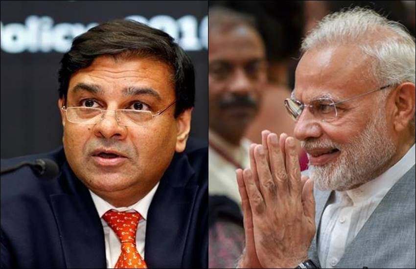 उर्जित पटेल (दाएं) और प्रधानमंत्री नरेन्द्र मोदी।  उर्जित पटेल (दाएं) और प्रधानमंत्री नरेन्द्र मोदी।