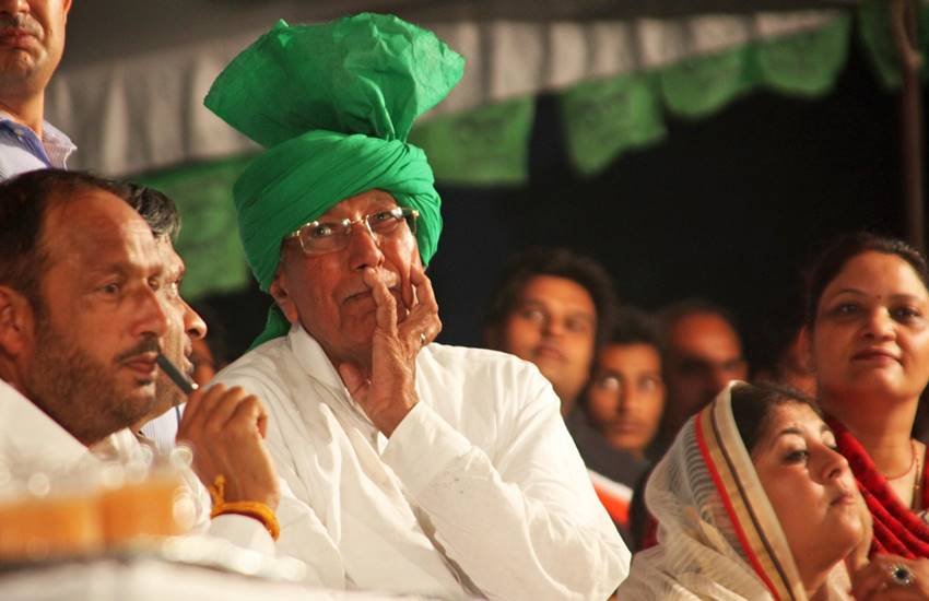 हरियाणा के पूर्व मुख्यमंत्री ओम प्रकाश चौटाला की फाइल फोटो। (Express File Photo)