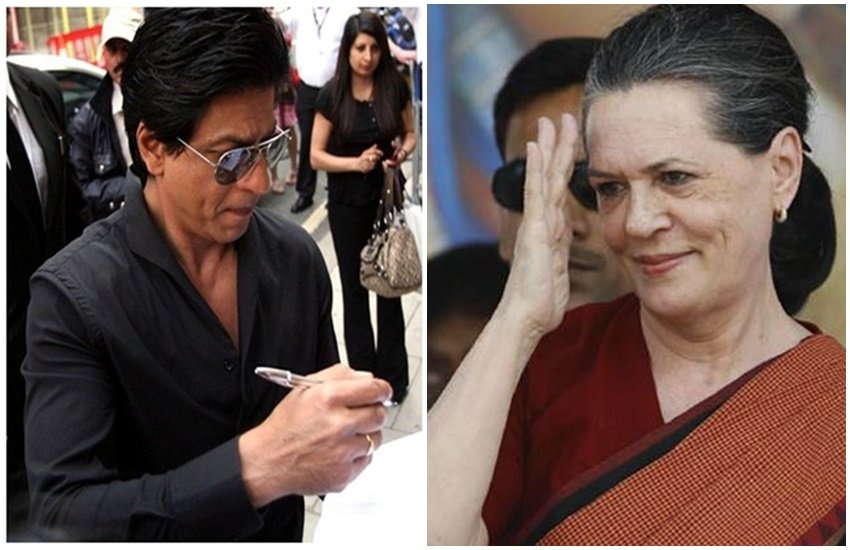 2004 से 2010 के बीच शाहरुख और गांधी परिवार के बीच अच्छे संबंध थे।
 