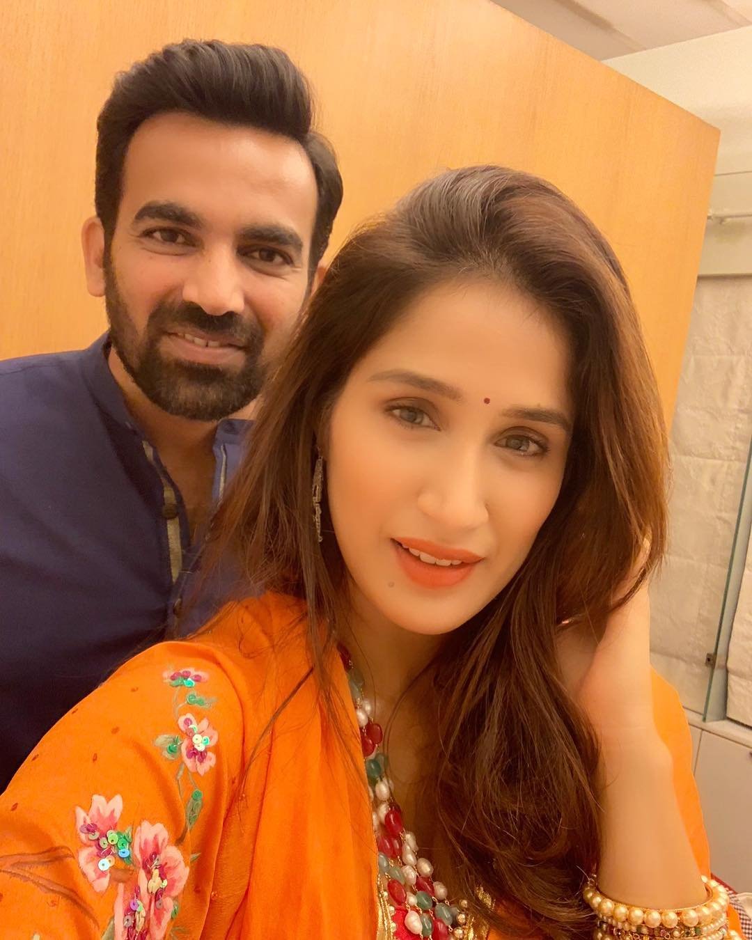 Sagarika Ghatge,Zaheer Khan,Zaheer Khan - Sagarika Ghatge first wedding anniversary