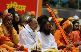 Narendra modi, BJP Government, Sants, Ram temple, Akhil Bharatiya Sant Samiti, Vote, cow, Ganga, Geeta, Gayatri, Govind, Sri Sri Ravi Shankar