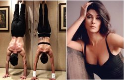 43 साल की उम्र में भी कमाल का हैंडस्टैंड करती हैं सुष्मिता सेन, जानिए क्या होते हैं इसके लाभ