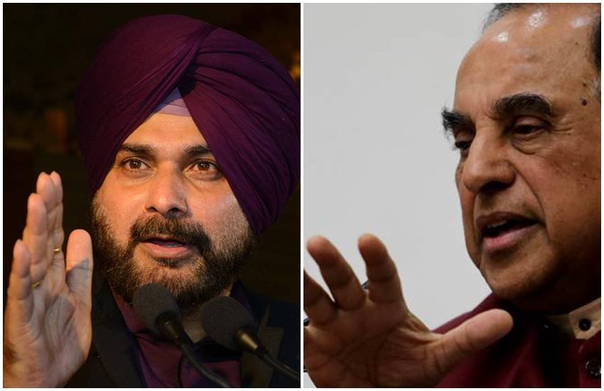 सुब्रमण्यम स्वामी और नवजोत सिंह सिद्धू
(फोटो सोर्स : Express Group Photo) सुब्रमण्यम स्वामी और नवजोत सिंह सिद्धू
(फोटो सोर्स : Express Group Photo)
