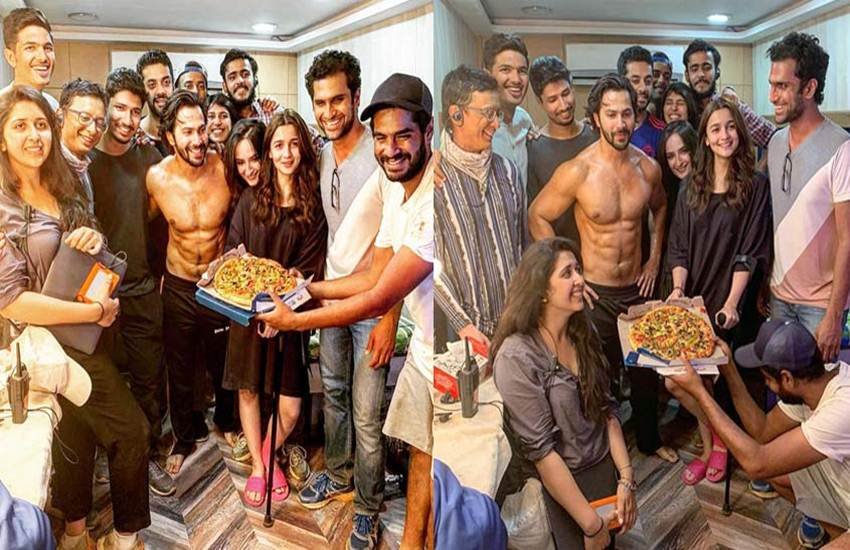 आलिया भट्ट और वरूण धवन फिल्म कलंक के सेट पर 
सोर्स : इंस्टाग्राम