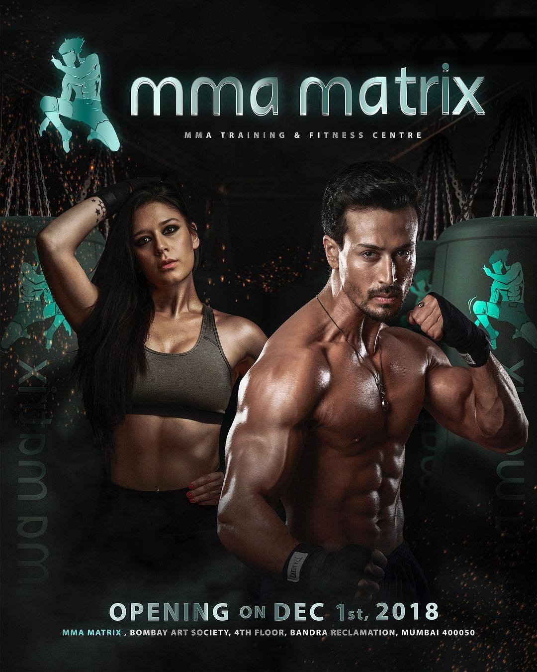 Tiger Shroff, Krishna, gym, fitness, Actors, Student of The year, Bandra,Mma matix Training & fitness centre