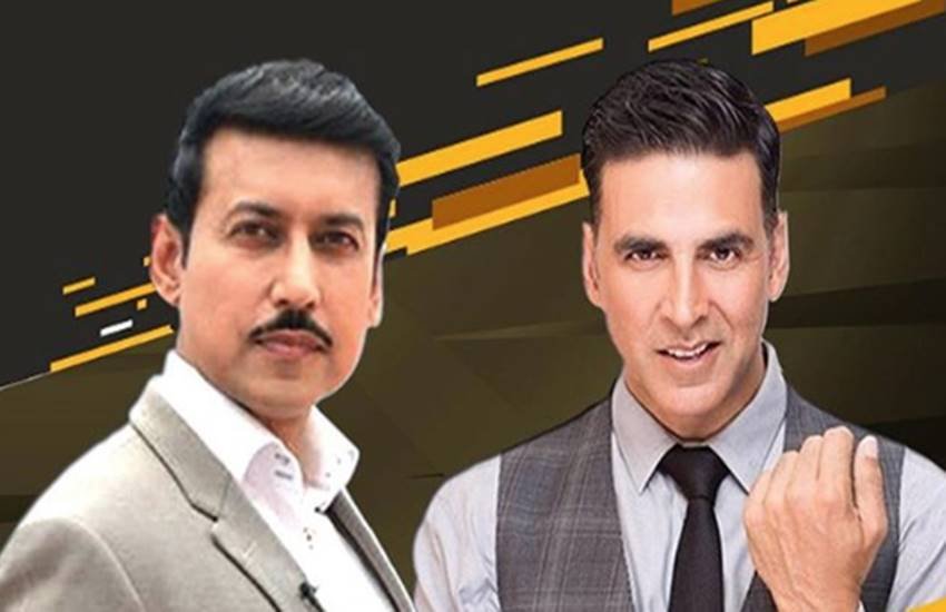 अक्षय कुमार और राज्यवर्धन सिंह राठौड़ (फोटोसोर्स: अक्षय कुमार इंस्टा.)