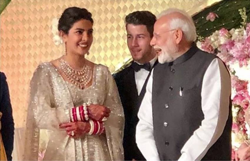 प्रियंका चोपड़ा-निक जोनस और पीएम मोदी।

