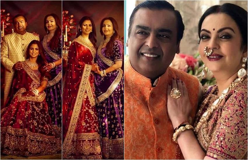 Isha Ambani, isha ambani weds Anand Piramal, Isha ambani Wedding PICTURES, Neeta ambani, Mukesh ambani, ambanis daughter isha ambani, isha ambani posing with parents mukesh neeta, after wedding see pictures nita ambani and mukesh ambani, nita ambani with daughter isha, isha ambani and nita ambani, mukesh ambani and isha ambani, entertainment news