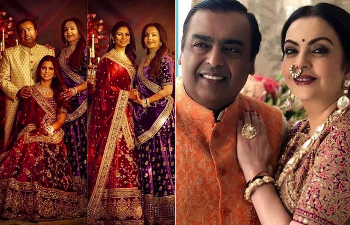 मुकेश अंबानी और नीता अंबानी की लाडली बेटी ईशा की शादी 12 दिसंबर को धूमधाम से मुंबई में हुई।