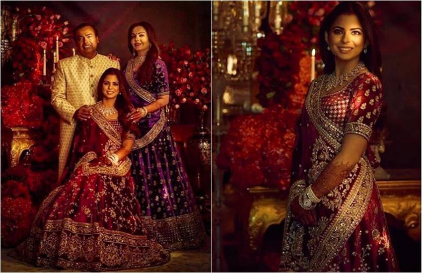 Isha Ambani, isha ambani weds Anand Piramal, Isha ambani Wedding PICTURES, Neeta ambani, Mukesh ambani, ambanis daughter isha ambani, isha ambani posing with parents mukesh neeta, after wedding see pictures nita ambani and mukesh ambani, nita ambani with daughter isha, isha ambani and nita ambani, mukesh ambani and isha ambani, entertainment news