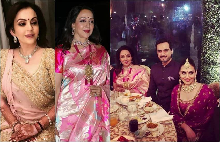 ईशा अंबानी के रिसेप्शन पर पहुुंचे सितारे। ईशा अंबानी के रिसेप्शन पर पहुुंचे सितारे।