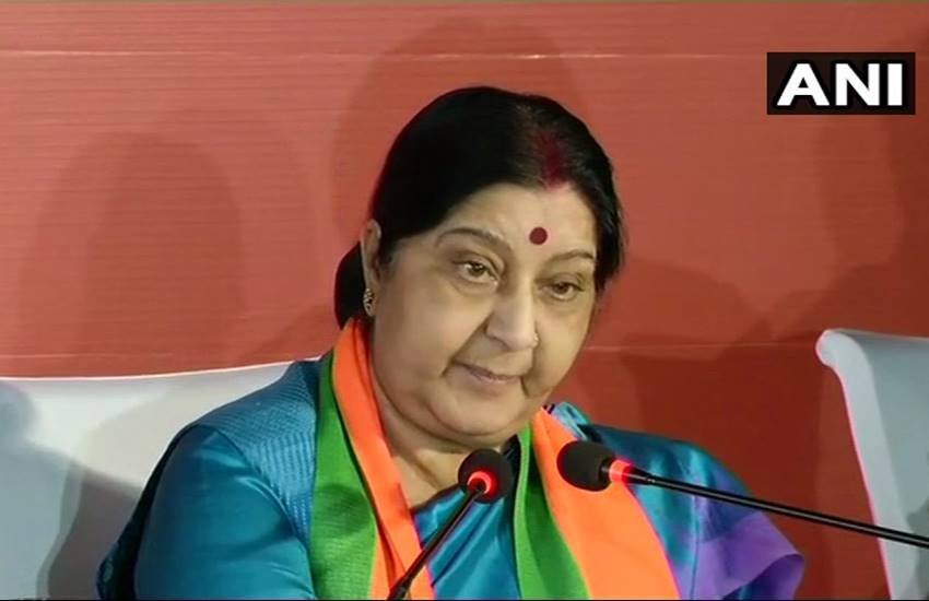 foreign minister sushma swaraj, sushma swaraj, sushma swaraj attack on congress president rahul gandhi, rahul gandhi, congress president rahul gandhi,