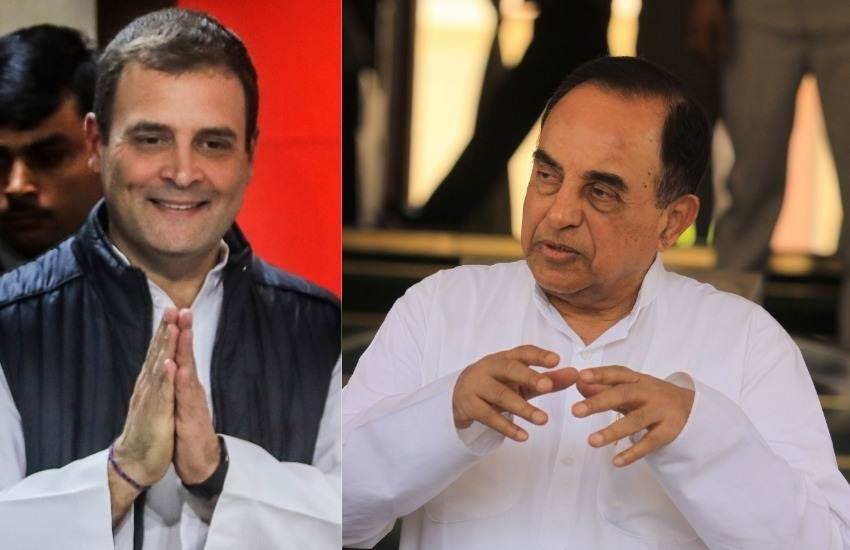 Subramanian Swamy, BJP Leader, Rahul Gandhi, Congress President, PM, Prime Minister of India, Reason, 2019 Elections, Loksabha Elections, National News Subramanian Swamy, BJP Leader, Rahul Gandhi, Congress President, PM, Prime Minister of India, Reason, 2019 Elections, Loksabha Elections, National News