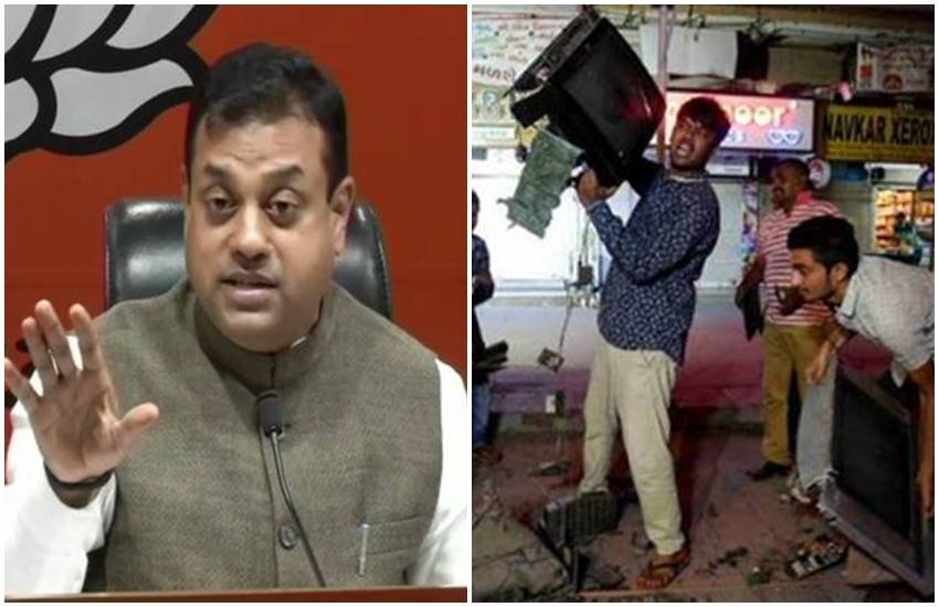 संबित पात्रा पर कई तरह की प्रतिक्रियाएं सोशल मीडिया पर दी जा रही हैं। 