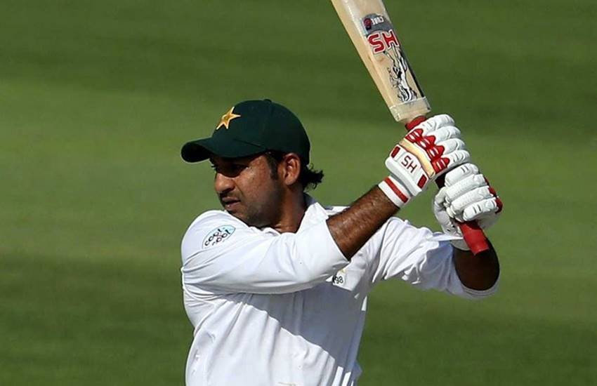 पाकिस्तानी क्रिकेट टीम के कप्तान सरफराज अहमद। (Image Tweeted by @ICC)