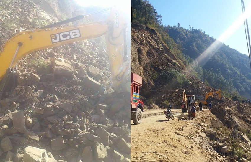 केदारनाथ हाईवे पर हादसा, फोटो सोर्स- ANI