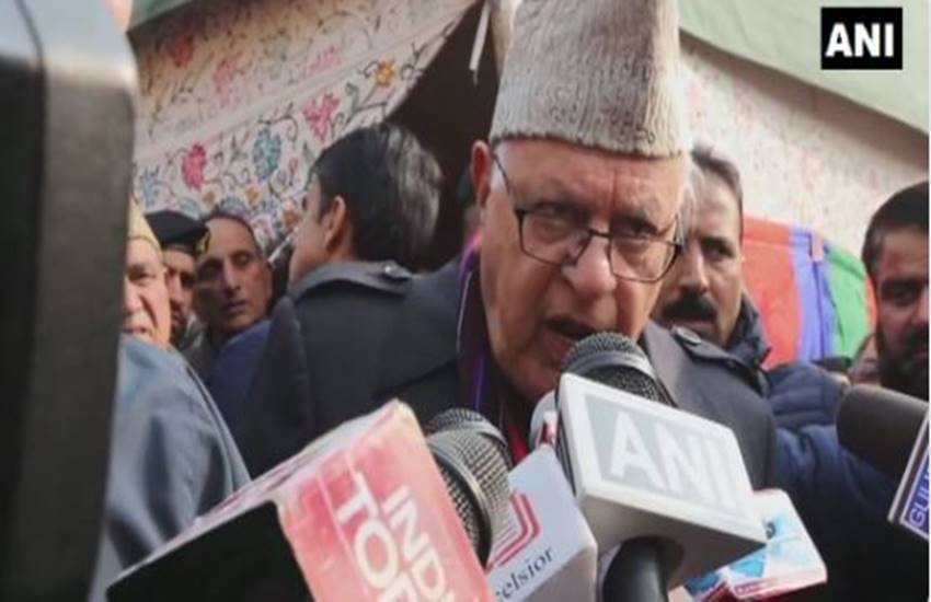 नेशनल कांफ्रेंस के अध्यक्ष फारूख अब्दुल्ला
(फोटो सोर्स : ANI)