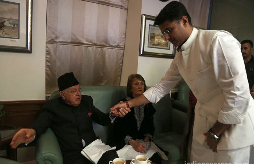 सचिन पायलट जम्मू-कश्मीर के पूर्व सीएम फारुख अब्दुल्ला के दामाद हैं. (फोटो सोर्स: एक्सप्रेस आर्काइव) 