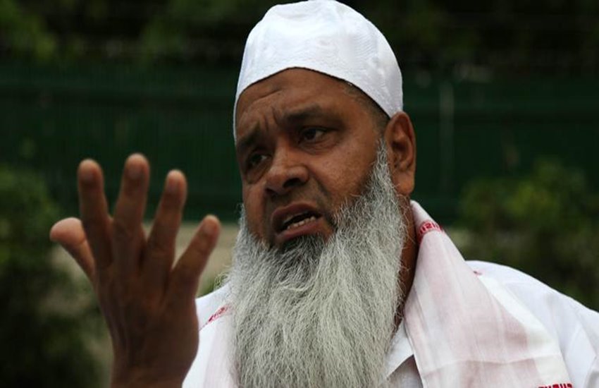 AIUDF प्रमुख बदरुद्दीन अजमल। (एक्‍सप्रेस फोटो- रेणुका पुरी)