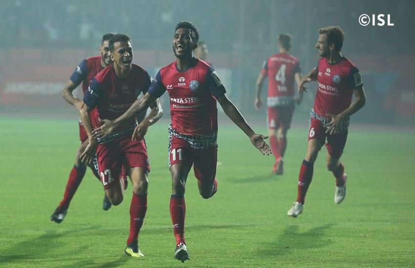 जमशेदपुर बनाम दिल्ली। (Photo Courtesy: ISL)