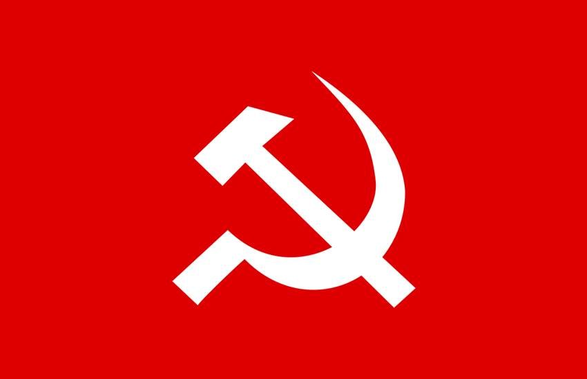 मार्क्सवादी कम्युनिस्ट पार्टी (माकपा) का चुनाव चिन्ह। (सोर्स - विकिपीडिया)