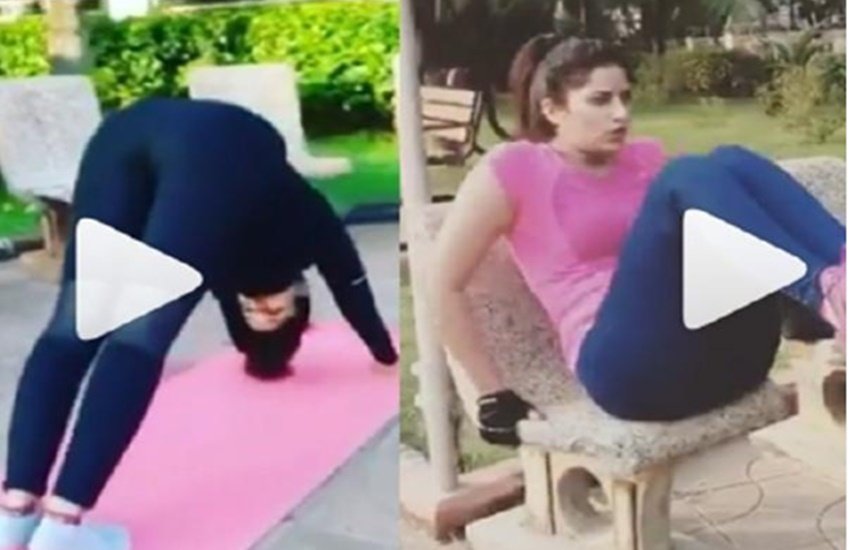 पूनम दुबे फिट रहने के लिए वर्कआउट करती हैं (Source: Instagram)