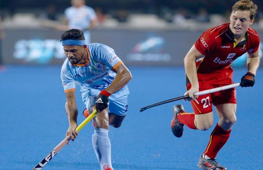 भारत बनाम बेल्जियम। (Photo Courtesy: Twitter/TheHockeyIndia)