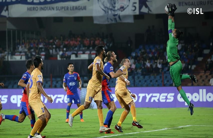 बेंगलुरु एफसी बनाम मुंबई सिटी एफसी। (Photo Courtesy: ISL)