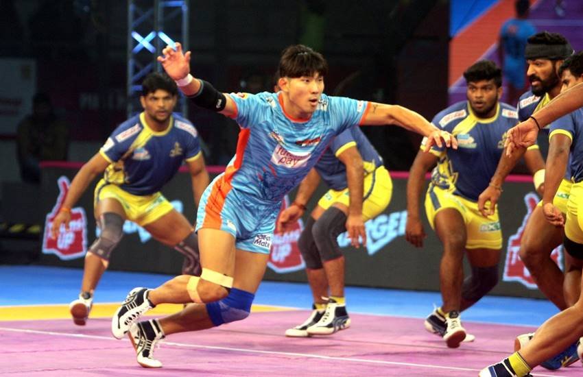Pro Kabaddi 2018, Bengal Warriors vs Tamil Thalaivas: बंगाल ने थलाइवाज को 28-21 से हरा दिया। (Image Source: Twitter/@ProKabaddi)