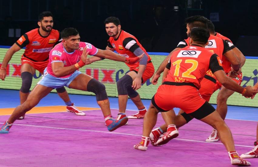 Pro Kabaddi 2018, Bengaluru Bulls
vs Jaipur: बेंगलुरू बुल्स बनाम जयपुर। (Source: PKL)