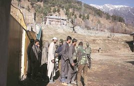 kashmir polling booth