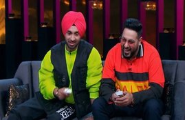 Diljit Dosanjh, Koffee with Karan, Badshah, Koffee with karan with diljit and Badshah, Koffee with karan season 6, Badshah talks about make out stories in car, Diljit talks about make out stories in car, Diljit films, Badshah new songs