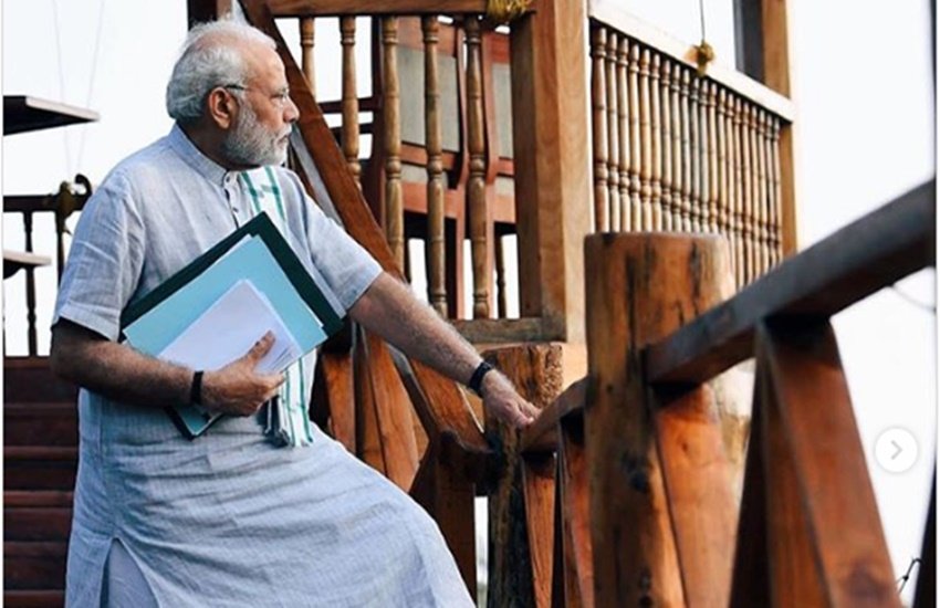 PM Narendra modi, Narendra modi, New look of PM Narendra Modi, Instagram, PM Modi, PM Modi photo viral, नरेंद्र मोदी, पीएम मोदी, पीएम नरेंद्र मोदी, सोशल मीडिया