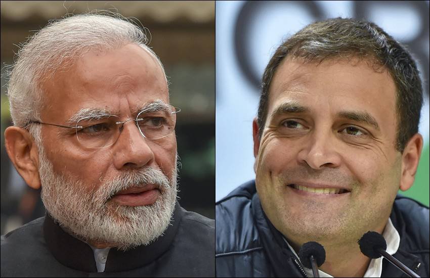 प्रधानमंत्री नरेंद्र मोदी और कांग्रेस अध्यक्ष राहुल गांधी। (फोटो - पीटीआई)