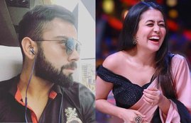 Virat Kohli, Neha Kakkar, Virat Kohli Neha Kakkar, Virat Kohli meet Neha Kakkar, Virat Kohli and Neha Kakkar, Neha Kakkar breakup, Neha Kakkar himash kohli, Neha Kakkar Break up story