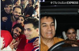 "simmba, simmba screening, deepika padukone, ranveer singh, deepika ranveer simmba screening, karan johar, rohit shetty, sara ali khan, sara ali khan simmba screening, amrita singh, ibrahim ali khan, simba, simba screening, simba release, simba release, simba cast"