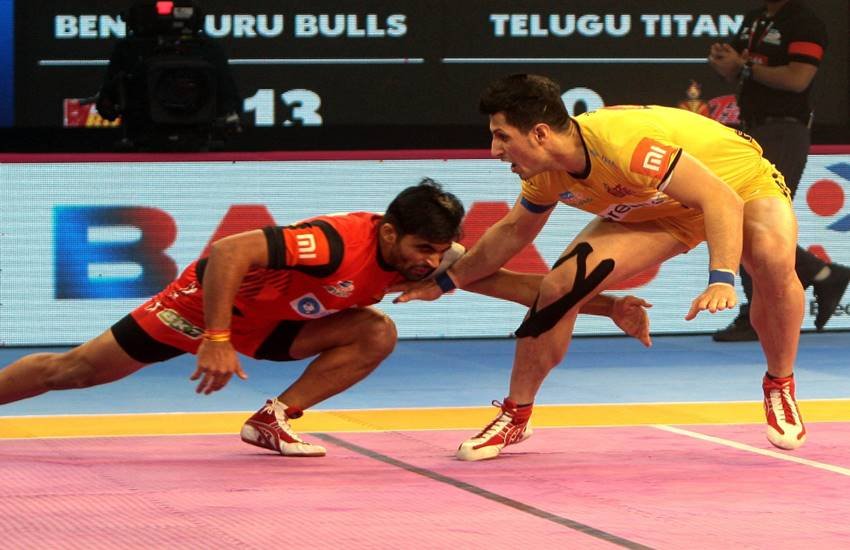 Pro Kabaddi 2018, Telugu Titans vs Bengaluru Bulls: प्रो कबड्डी लीग