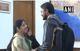 Indian National Hamid Ansari, India, Pakistan, Sushma Swaraj, Pakistan jail, External Affairs Minister Sushma Swaraj, हामिद अंसारी, सुषमा स्वराज, पाकिस्तान, भारत, पाकिस्तान जेल