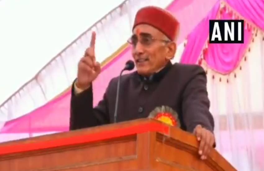 पूर्वांचल यूनिवर्सिटी के वाइस चांसलर राजाराम यादव
(फोटो सोर्स : ANI)