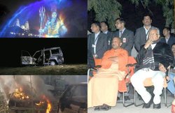 लाइट शो की फोटो पोस्‍ट कर ट्रोल हुए योगी आदित्य नाथ, लोगों ने कहा- बुलंदशहर जल रहा है, उसे देखिए