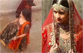 Kalank New Pictures Leak, alila bhatt in the movie set kalank shooting, alia shooting for kalank song, kalank leak video from upcoming film, actress alia bhatt new leak picture as bride from kalank, kalank new picture goes viral in internet, kalank actress alia bhatt, kalank actress alia new leak picture, alia bhatt as bride, entertainment news, bollywood news